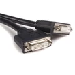 Kép 3/3 - AXAGON 8in LFH 59 Male to Dual Female DVI I DMS 59 Cable (Connect two DVI monitors to your DMS / LFH )