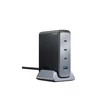 Kép 1/5 - ANKER Hálózati Töltő, 749, 4 portos, 240W, 3xUSB-C, USB-A, EU, fekete - A2342311