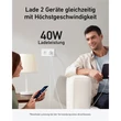 Kép 9/9 - ANKER Hálózati Töltő, PowerPort III Nano PRO, 40W, 2xUSB-C, EU, fehér - A2038G21