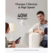 Kép 2/9 - ANKER Hálózati Töltő, PowerPort III Nano PRO, 40W, 2xUSB-C, EU, fehér - A2038G21
