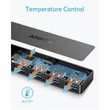 Kép 5/5 - ANKER USB HUB, Ultra Slim Data USB 3.0 HUB, 4 port, fekete - A7516016