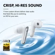 Kép 4/5 - ANKER Vezeték Nélküli Fülhallgató, Soundcore Liberty 4 NC, fehér - A3947G21