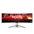 Kép 1/5 - AOC Ívelt Gaming 165Hz monitor 48,8" AG493UCX2, 5120x1440 32:9, 400cd/m2, 1ms, HDMIx3/DisplayPort/USBx3