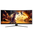 Kép 2/5 - AOC Ívelt Gaming 180Hz Fast VA monitor 34" CU34G4, 3440x1440, 21:9, 300 cd/m2, 0.5 ms, HDMIx2/DisplayPort