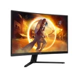 Kép 2/5 - AOC Ívelt Gaming 180Hz monitor 31,5" CQ32G4VE, 2560x1440, 16:9, 300cd/m2, 1ms, 2xHDMI/DisplayPort, HDR10