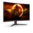 Kép 3/5 - AOC Ívelt Gaming 240Hz VA monitor 31.5" C32G2ZE/BK, 1920x1080, 16:9, 300cd/m2, 1ms, 2xHDMI/DisplayPort