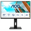 Kép 1/5 - AOC VA monitor 31.5" U32P2, 3840x2160, 16:9, 350cd/m2, 4ms, 2xHDMI/DisplayPort/4xUSB, Pivot, hangszóró