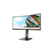 Kép 4/5 - AOC Ívelt VA monitor 34" CU34P2A, 3440x1440, 21:9, 300cd/m2, 1ms, 100Hz, 2xHDMI/DisplayPort/4xUSB, hangszóró