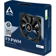 Kép 1/2 - ARCTIC COOLING Rendszerhűtő Ventilátor F9 PWM, 9cm