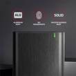 Kép 5/5 - AXAGON EE25-A6C USB-C csavar nélküli külső ház 2, 5" HDD/SSD, fekete
