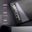 Kép 4/5 - AXAGON EE25-A6M USB 3.2 csavar nélküli külső ház alumínium 2, 5" HDD/SSD, fekete