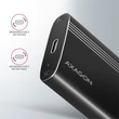 Kép 4/5 - AXAGON EEM2-GTO Thin Oval SuperSpeed+ USB-C - NVMe M. 2 külső ház, fekete