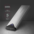 Kép 2/5 - AXAGON EEM2-U3C USB-C 3.1 SATA M. 2 SSD külső ház