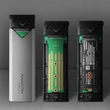 Kép 4/5 - AXAGON EEM2-UG2 USB Type C-3.2 Gen2-M. 2 NVMe fém M. 2 SSD külső ház