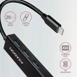 Kép 5/5 - AXAGON HMC-GL3A USB-C 3portos USB hub és gigabit Ethernet RJ45 LAN, fekete