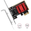 Kép 3/4 - AXAGON PCEE-G25 PCIE 2.5 GIGABIT ETHERNET (PCI-Express hálózati kártya 2.5Gbit/s átviteli sebességgel, PXE-támogatással)