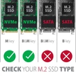 Kép 5/5 - AXAGON PCEM2-1U PCIE NVME M.2 x16/x8/x4 M-Key slot adapter