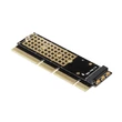 Kép 3/5 - AXAGON PCEM2-1U PCIE NVME M.2 x16/x8/x4 M-Key slot adapter