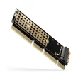 Kép 1/5 - AXAGON PCEM2-1U PCIE NVME M.2 x16/x8/x4 M-Key slot adapter