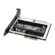 Kép 5/5 - AXAGON PCEM2-NC PCIE NVME M.2 x4 M-Key slot adapter passzív hűtéssel