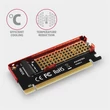 Kép 4/5 - AXAGON PCEM2-S PCIE NVME M.2 Adapter