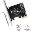 Kép 3/4 - AXAGON PCES-SA2N PCIE VEZÉRLŐ 2X SATA 6G (Kétcsatornás SATA III PCI-Express vezérlő két belső SATA porttal)