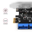 Kép 4/4 - AXAGON PCEU-034VL SuperSpeed USB 4 Internal Ports PCI-Express Card