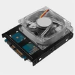 Kép 4/5 - AXAGON RHD-225 3,5"-ről 2,5"-re fekete SSD/HDD beépítő keret