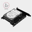 Kép 3/5 - AXAGON RHD-P35 1x3,5" és 2x2,5" SSD/HDD beépítő keret PCI slotba, fekete