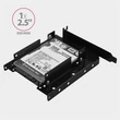 Kép 2/5 - AXAGON RHD-P35 1x3,5" és 2x2,5" SSD/HDD beépítő keret PCI slotba, fekete