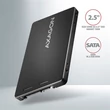 Kép 2/5 - AXAGON RSS-M2B M. 2 SSD ház, fekete