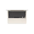 Kép 3/4 - Apple Macbook Air 13.6"  M4 10C CPU/8C GPU, 16GB/256GB - Starlight - HUN KB