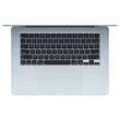 Kép 3/5 - Apple Macbook Air 15.6" M4 10C CPU/10C GPU, 16GB/512GB - Sky Blue - HUN KB