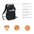 Kép 5/5 - DICOTA BASE XX D31792 Notebook hátizsák 13-15.6” BLACK