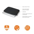 Kép 4/5 - DICOTA BASE XX D31784 Notebook tok 13-13.3” BLACK