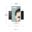 Kép 3/4 - BENQ IPS monitor 23,8" GW2486TC 1920x1080, 250 cd/m2, 5ms, 100 Hz, Eye-Care, 1xHDMI, DisplayPort, USB-C, hangszóró