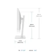 Kép 4/4 - BENQ IPS monitor 23,8" GW2486TC 1920x1080, 250 cd/m2, 5ms, 100 Hz, Eye-Care, 1xHDMI, DisplayPort, USB-C, hangszóró