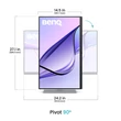 Kép 3/4 - BENQ Monitors for MacBook 27" MA270U 3840x2160, 400 cd/m2, 5ms, 2xHDMI, USB-C, hangszóró