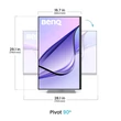 Kép 3/4 - BENQ Monitors for MacBook 32" MA320U 3840x2160, 550 cd/m2, 5ms, 2xHDMI, USB-C, hangszóró