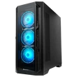 Kép 3/5 - CHIEFTEC Ház Gaming Apex, ATX, 4x120mm RGB ventilátor, RGB vezérlő, Tápegység nélkül, Edzett Üveg, Fekete