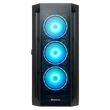 Kép 2/5 - CHIEFTEC Ház Gaming Apex, ATX, 4x120mm RGB ventilátor, RGB vezérlő, Tápegység nélkül, Edzett Üveg, Fekete