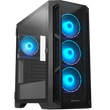 Kép 1/5 - CHIEFTEC Ház Gaming Apex, ATX, 4x120mm RGB ventilátor, RGB vezérlő, Tápegység nélkül, Edzett Üveg, Fekete