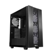 Kép 4/5 - CHIEFTEC Ház Gaming Hunter 2, ATX, 4x120mm RGB ventilátor, RGB vezérlő, Tápegység nélkül, Edzett Üveg, Fekete