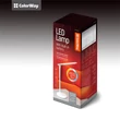 Kép 1/4 - COLORWAY Asztali LED lámpa beépített akkumlátor,  dönthető, 3200-4300-6500k, 300 lm, fehér (CW-DL02B-W)