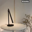 Kép 3/4 - COLORWAY Asztali LED lámpa beépített akkumlátor,  dönthető, 3200-4300-6500k, 300 lm, fekete (CW-DL02B-B)