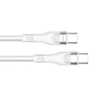 Kép 1/5 - COLORWAY Kábel Type-C CW-CBPDCC065-WT, fonott nylon, PD 240W, 5,0A 1M fehér