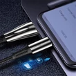 Kép 4/5 - COLORWAY Kábel, USB - Apple Lightning (zinc alloy + led) 2.4A 1m black (CW-CBUL035-BK)