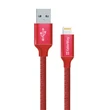 Kép 2/2 - COLORWAY Kábel USB - Lightning, 1 m, piros (CW-CBUL004-RD)