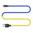 Kép 4/5 - COLORWAY Kábel, USB - MicroUSB (national) 2.4A 1m blue yellow