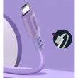 Kép 5/5 - COLORWAY Kábel, USB - MicroUSB (soft silicone) 2.4A 1m lila